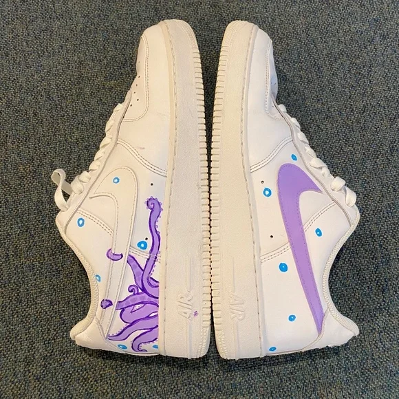 Nike | Shoes | Custom Painted Nike Air Force Low White  display picture 1